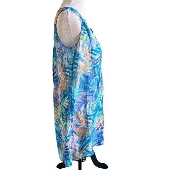 Tori Richards Honolulu 100% Silk Hawaiian Shift Dress Size 4 - Picture 2 of 6